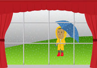 cold and raining Cold and Rainy