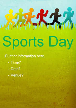Sports Day / Fun Run Poster | Free Early Years & Primary Teaching