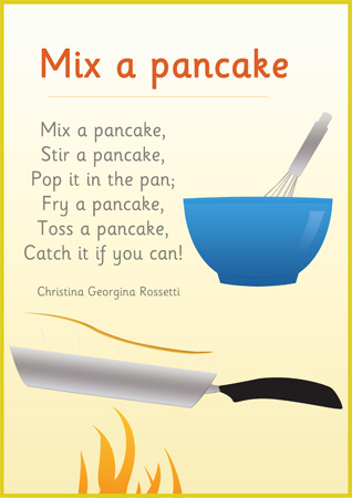Early Learning Resources Mix a Pancake Poster