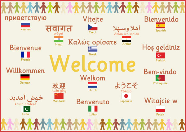Multilingual Poster Free Early Years & Primary Teaching