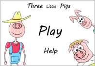 3pigs game thumb 3 Little Pigs Interactive Story