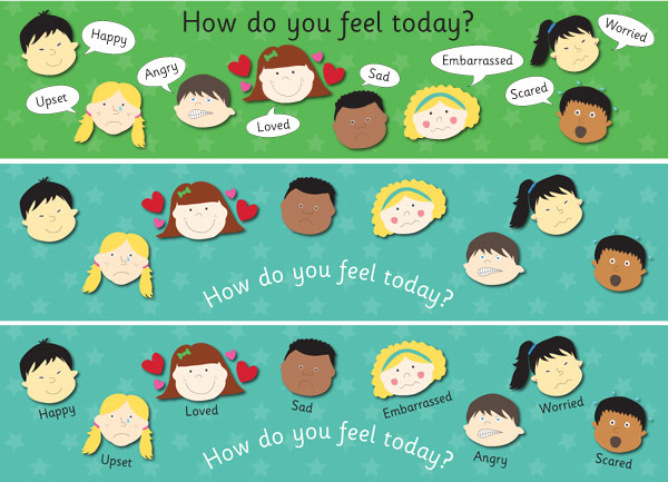  How do you feel today?  Banner