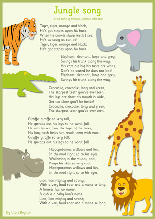 Download this Jungle Song Free Eyfs And Resources picture