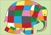 Emler poster 11 Elmer the Elephant A4 Posters