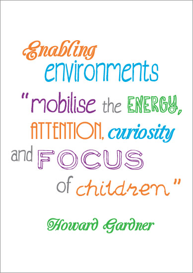 Inspirational Quotation Poster: Howard Gardener | Free Early Years
