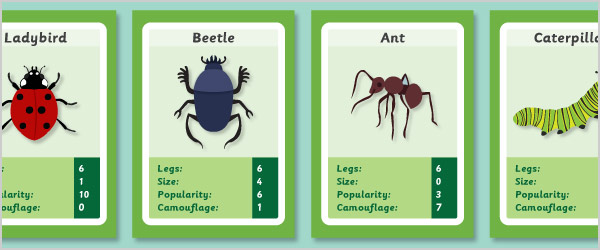 Early Learning Resources Minibeasts Card Game