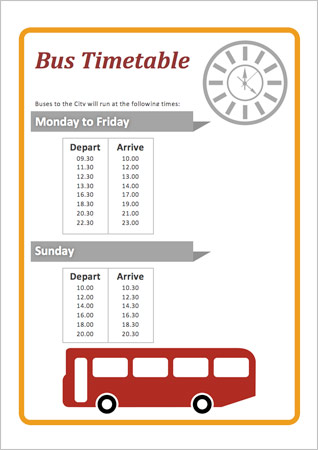 bus timetable play station role ks1 eyfs primary