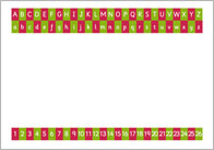 Alphabet & number writing sheet (landscape)2