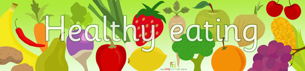 Healthy Eating Display Poster