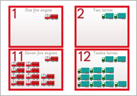 Vehicles Numberline