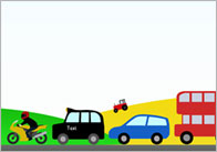 Vehicles notepaper