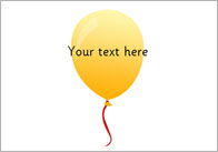 Balloons – Editable Text
