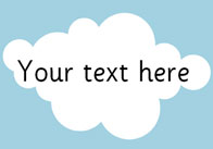 Clouds – Editable Text