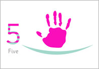Counting in Fives (Handprints)