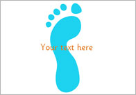 Footprints – Editable Text