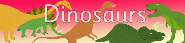 Dinosaur display poster
