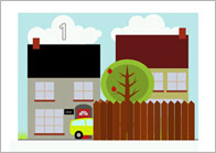 Buildings Numberline – Odd #s