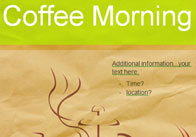 Coffee Morning Poster