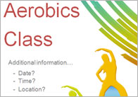 Editable Fitness Class Poster