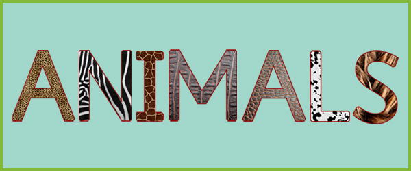 Uppercase Textured Animal Letters | Free Early Years & Primary Teaching