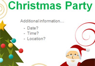 Christmas Party Editable Poster 4