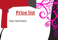 Hairdressers Role-Play Price List