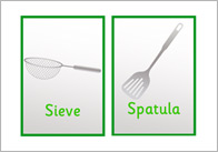 Kitchen Themed Picture Cards
