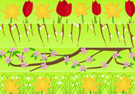 Spring Themed Border