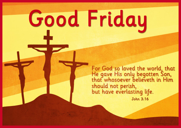 Early Learning Resources A4 Good Friday Poster - Free Early Years and