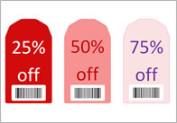 Editable Sale Tags