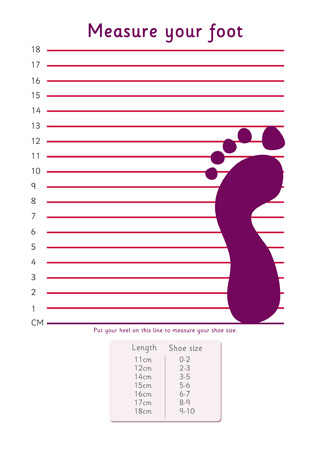 shoe size chart
