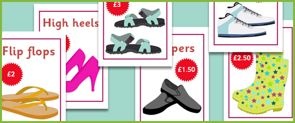 Shoe shop adverts
