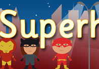 Superhero Display Banner