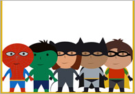 Superhero Themed Notepaper