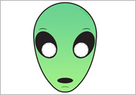 Alien Role-Play Masks