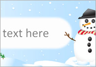 Editable Winter Labels
