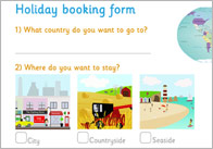 Holiday Booking Form