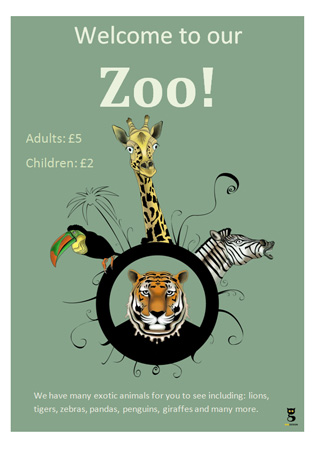 Editable Zoo Poster | Free Early Years & Primary Teaching Resources