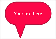 Editable Speech Bubbles