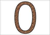 Animal Print Display Numbers