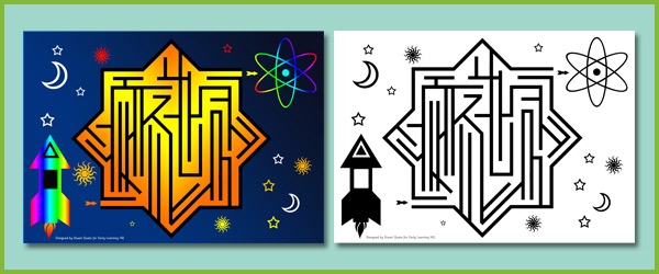 Spaceship maze