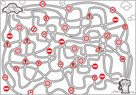 Vehicle Maze Puzzle
