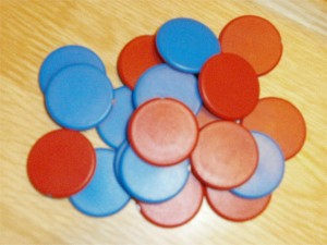 Early Learning Resources Maths activity: two-colour counters
