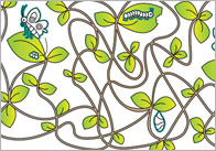 Butterfly Life Cycle Maze Puzzle