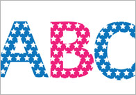 Star Themed Letters