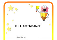 Editable Attendance Certificates