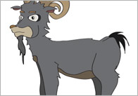 Billy Goats Gruff Stick Puppets