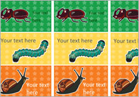 Editable Minibeast Stickers