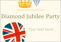 Editable Jubilee Party Poster