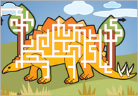 Dinosaur Maze Puzzles
